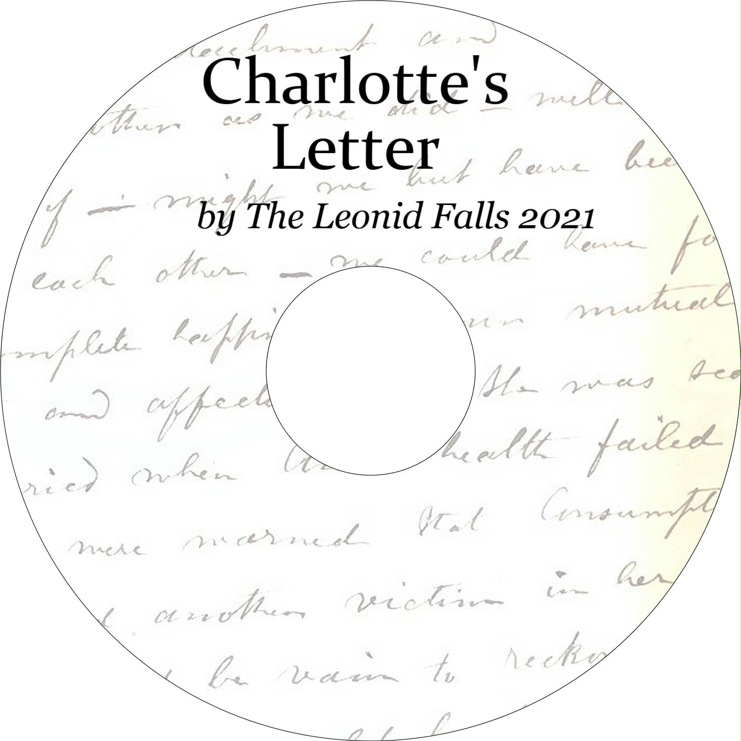 Charlotte's Letter CD label